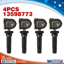 4x Top quality 13598773 Tire Pressure Monitor Sensor TPMS For GMC Cadillac Buick