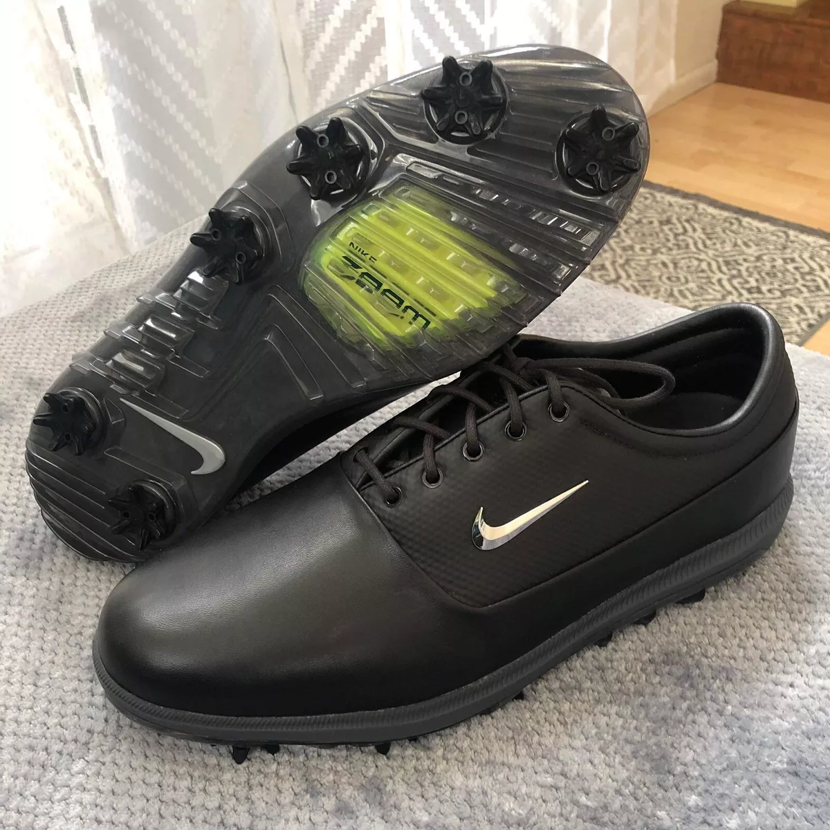 Nike air shop golf shoes black
