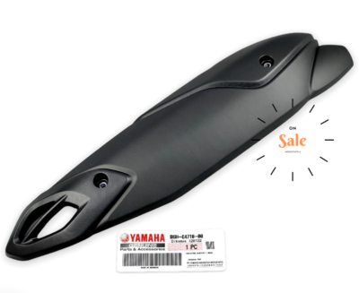 Genuine Yamaha Nmax 125 2021 - 2023 PROTECTOR, MUFFLER 1 BLACK B6H