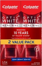 2PACK Colgate Optic White Renewal Toothpaste 140ml total
