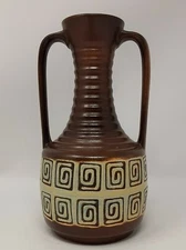W.Germany Mid-Century Modern S.P Gerz Studio Fat Lava Era Vase 805/20-Mint