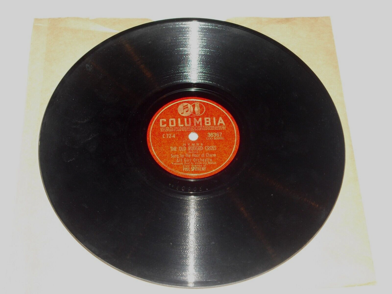 HOUR OF CHARM-Now The Day Is Over (1946) COLUMBIA 10" Shellac Single