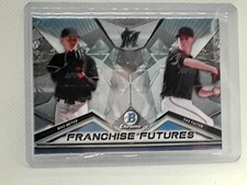 Daxton Fulton + Max Meyer 2020 Bowman Chrome - Franchise Futures - Miami Marlins