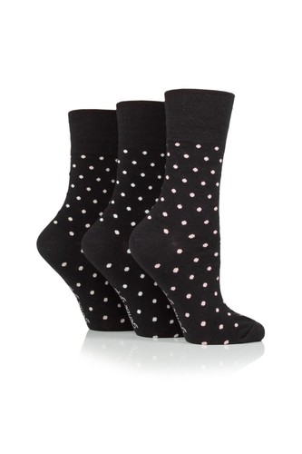 SockShop Gentle Grip Ladies 6 Pairs Cotton Non Elastic Top Diabetic Socks UK 4-8 - Picture 25 of 48