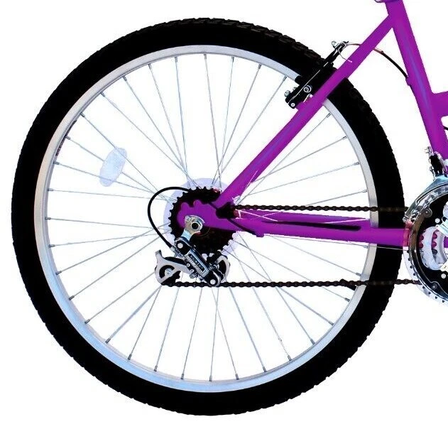 18-скоростной 26-дюймовый горный велосипед со стальной рамой M50 горный велосипед женский велосипед с V-образным тормозом для начинающих - Изображение 3 из 4