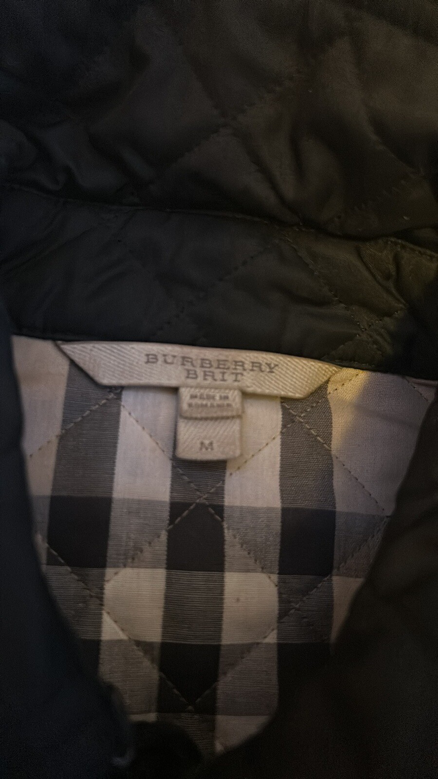 Burberry Brit Women’s Fernleigh Quilted Jacket Size Medium Authentic image 2