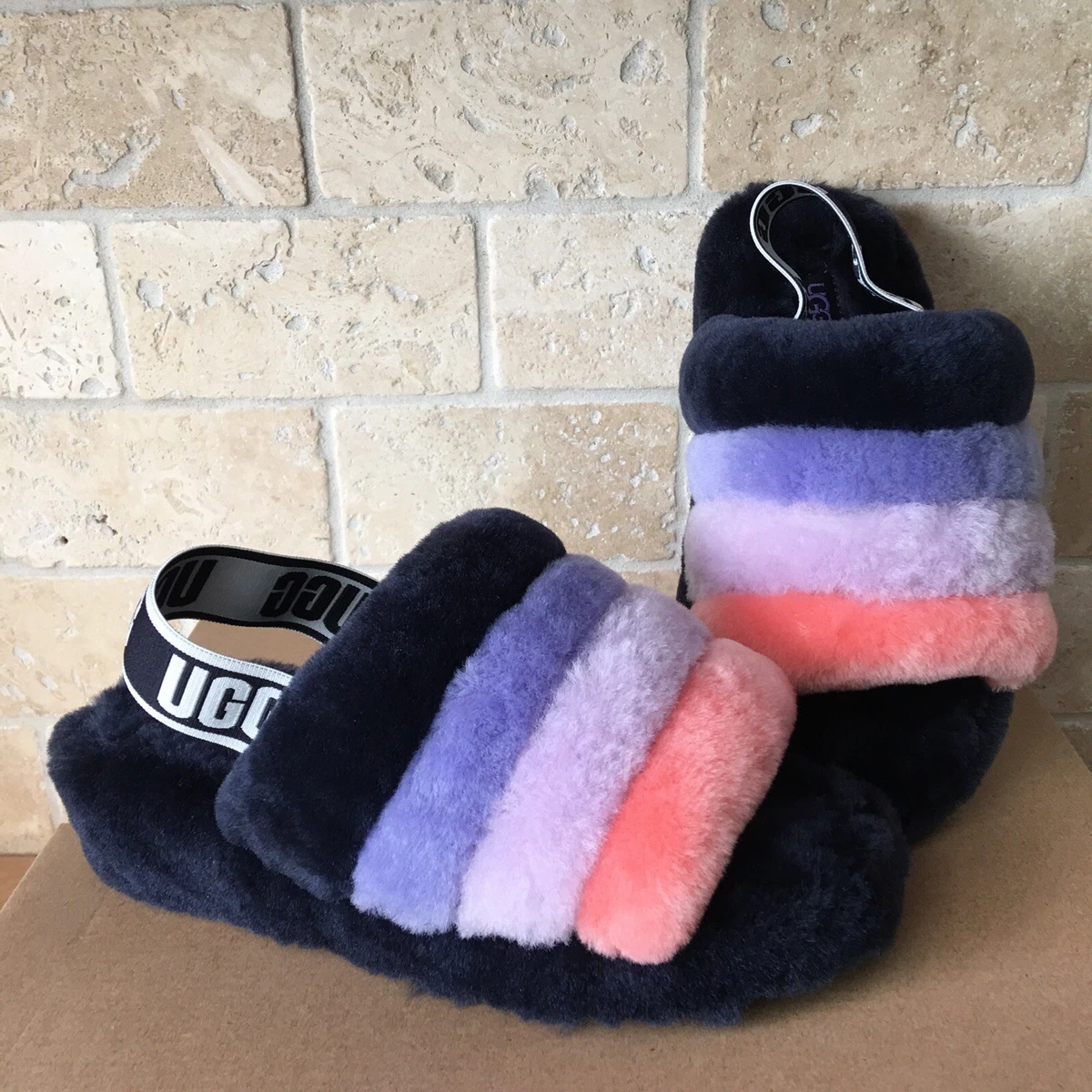 Multi top ugg slippers
