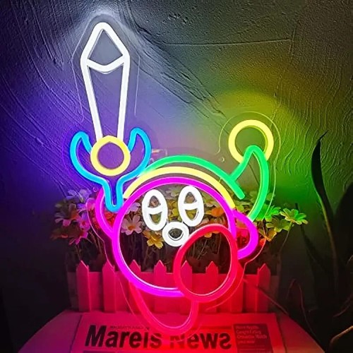 INSEGNA GAME ANIME ACRILICO LUMINOSA NEON LED SIGN LIGHT USB 41.5 CM. - Imagen 4 de 4