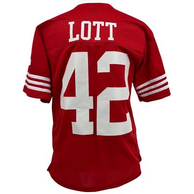 Ronnie Lott Jersey Red San Francisco S-5XL Custom Sewn