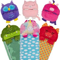 Cosy Nappers 2-in-1 Kids Sleeping Bag & Pillow | Premium | Camping |