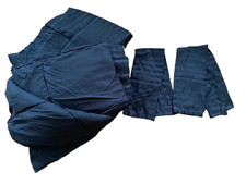Navy Blue King Size Comforter Set, 3-Piece Bed Set