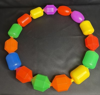 Vintage Fisher Price SNAP LOCK POP Beads Baby Toddler Lot of 15 CLASSIC TOY