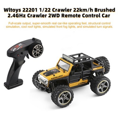 Wltoys 22201 1/22 Crawler 22km/h Brushed 2.4GHz Crawler 2WD Remote Control Car V