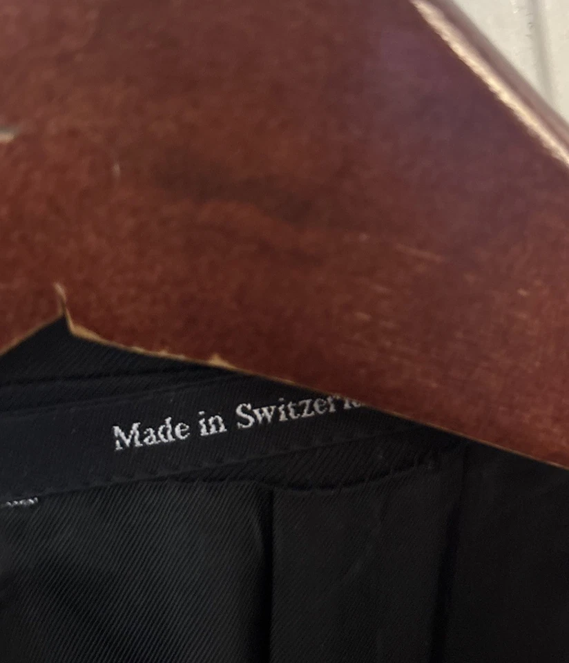 Новый Ermenegildo Zegna 1btn черный пик лацкан смокинг куртка 40 R Reg - Изображение 3 из 3