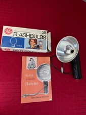VTG Original Collectible KODAK B-C Flash holder Manual  5 Flash Bulbs