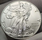 2018 1 oz American Silver Eagle - .999 Fine Silver US Coin - CH-1830
