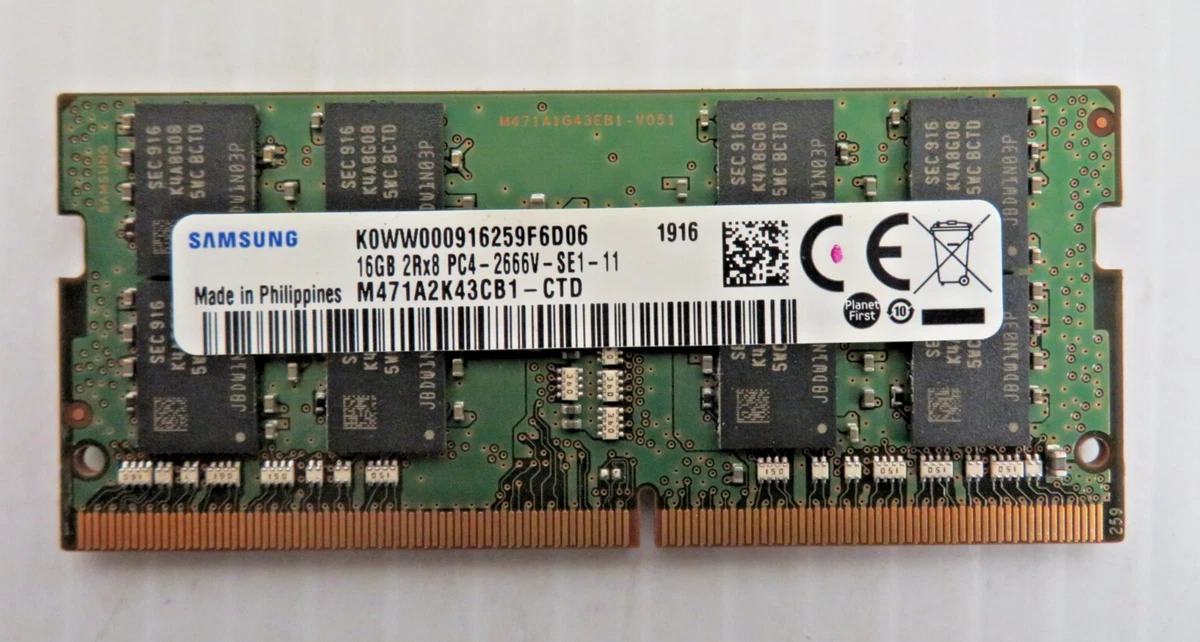 Samsung DDR4 SDRAM 16 GB Total Capacity Memory (RAM) for sale | eBay