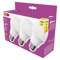 LED GlüHbirnen E27 7W 806Lm Warmweiß 2700K Emos A60 3Er Pack 30000H CRI