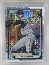 Paul Skenes 2024 Bowman Mega Box #BCP-125 Mojo Refractor Chrome Prospects