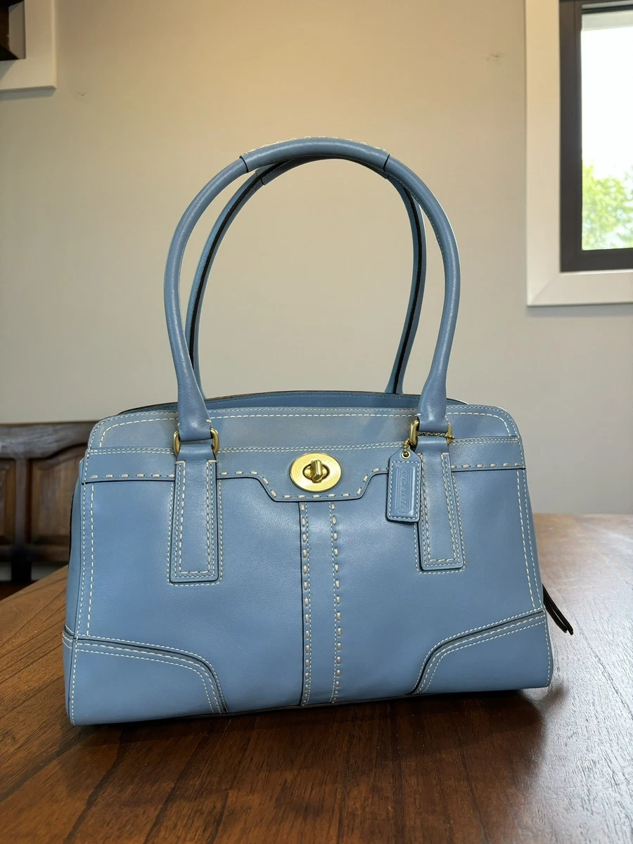 Coach Hampton Satchel/Top Handle Bag Blue Bags & Handbags for