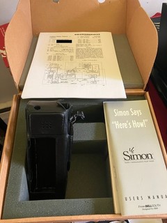IBM Simon Personal Communicator with Charger Case Stylus Manual Still Works!