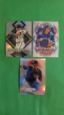 Baseball Inserts Lot Of 3 Corbin Burnes Emergent Prizm Bobby Witt Jr & Baez 