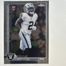 Topps 2025 Chrome Ashton Jeanty Rookie #322 Raiders Football