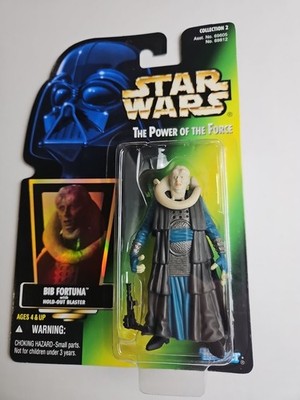 Star Wars Power of the Force Bib Fortuna Action Figure 3.75'' 1996 Kenner, Sealed