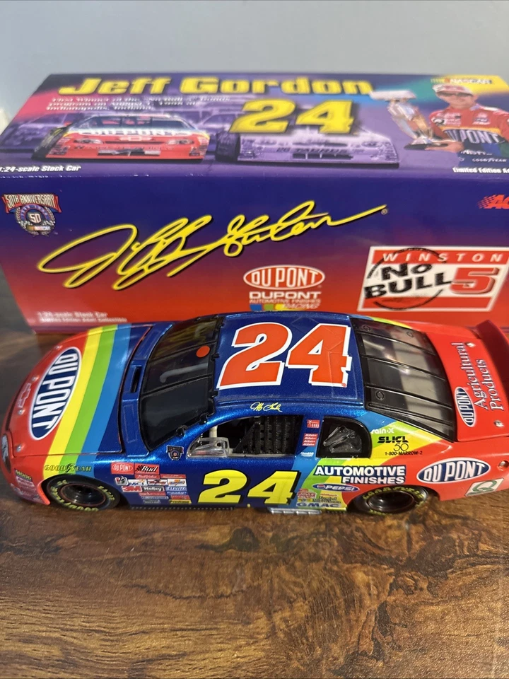 Jeff Gordon 1998 Winston No Bull 5 Brickyard 400 Race Win Limited Edition 1/24 - Image 2 of 4