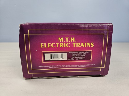 MTH 20-98365 O NYC Metro Transit MTA Flatcar 941428 w/ Yellow R-17 Subway Car - Picture 20 of 22