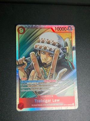 One Piece TCG OP14-009 Trafalgar Law SR  - English Unplayed