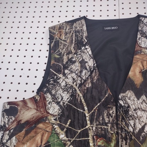 Larr Brio Mossy Oak Camo Tuxedo Vest, Size XL - Picture 4 of 8