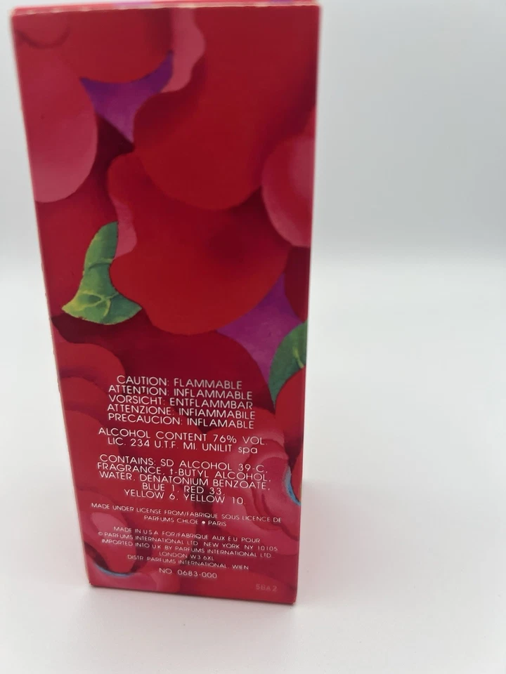 Chloé Narcisse Eau de Toilette 1,7 oz / 50 ml Spray - Descontinuado - Nuevo de Lote Antiguo Foto 4 de 4