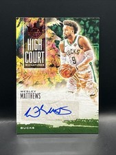 2019-20 Panini Court Kings High Signatures Ruby /99 Wesley Matthews #HC-WES Auto