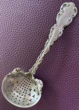Louis XV 1891 Pattern Whiting 5 5/8" Sterling Pierced Bon Bon Sifter Spoon 28.5g