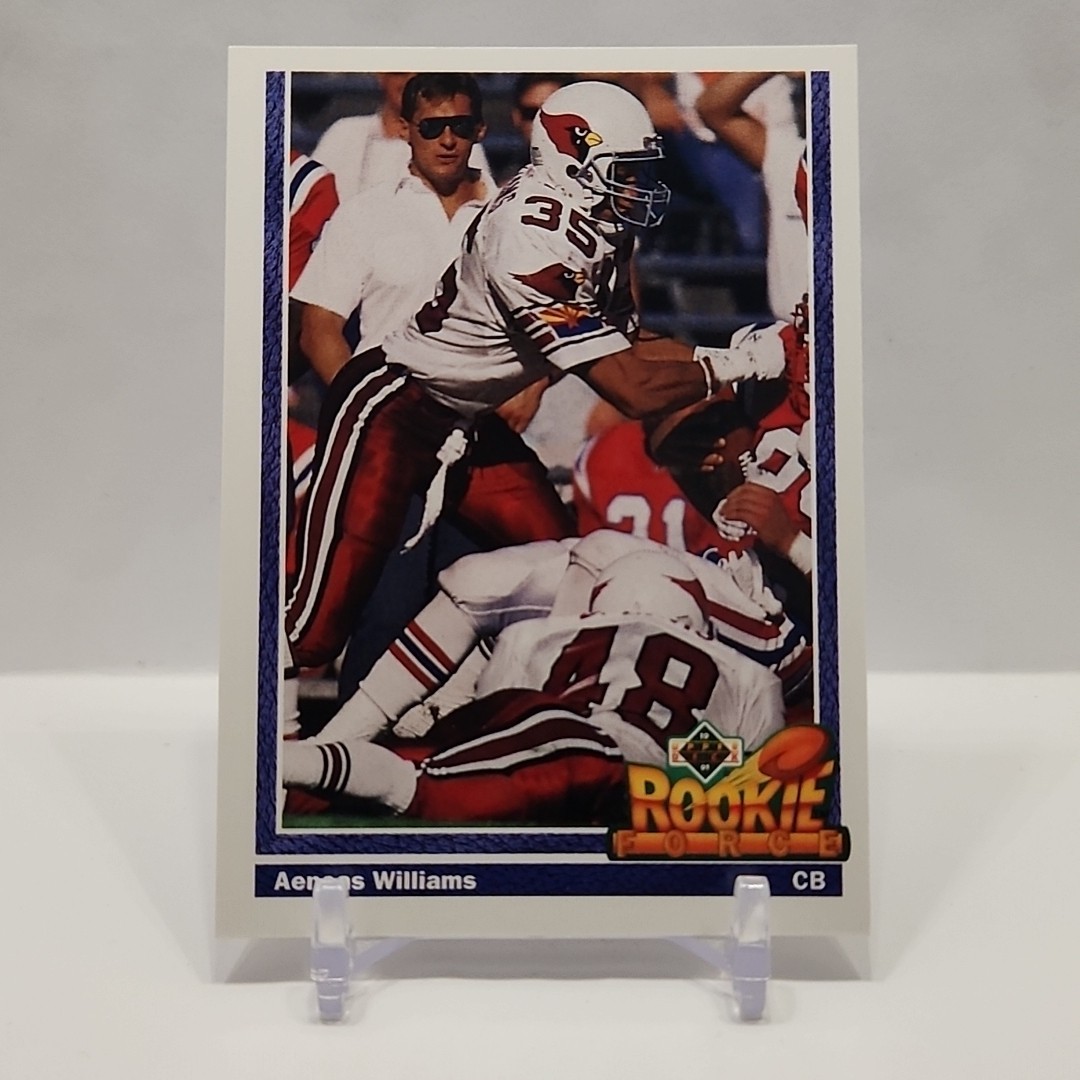 1991 Upper Deck - Rookie Force Aeneas Williams #630 (RC) Arizona Cardinals NFL