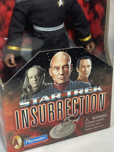 Star Trek Insurrection 9" Action Figure Lt Co Geordi LaForge 1998 Playmates - Picture 3 of 12