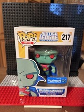 Funko POP DC Justice League Martian Manhunter #217 Walmart Exclusive