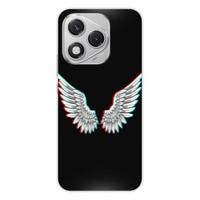 Silicone case - Huawei Honor 400 Lite compatible - angel wing design