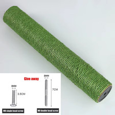 Cat Scratching Post Replacement Sisal Tree Refill Pole with M8 Screw Sisal Scrat