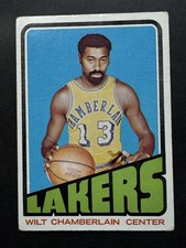 1972-73 Topps Basketball #1 Wilt Chamberlain, Los Angeles Lakers, HOF, VG-EX!