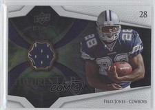 2008 Upper Deck Icons Future Stars Materials Silver Felix Jones #FSM18 0m0