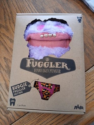 New! 9'' Fuggler Budgie Edition #34 Purple Funny Ugly Monster Plush
