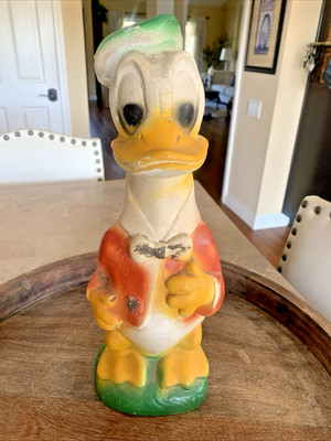 Vintage 1940's CARNIVAL CHALKWARE Donald Duck Midway Carnival Prize 13.5''