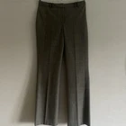 AUSTIN REED GREY FINE WOOL WINDSOR CHECK TAILORED TROUSERS .  UK 10 EXCELLENT
