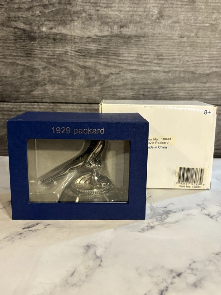 NEW 1929 PACKARD HOOD ORNAMENT SIGNATURE MODELS REPLICA PAPERWEIGHT 3.75" TALL - Image 4 of 4