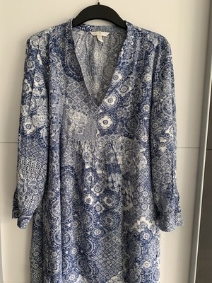 Damenkleid Blau Größe S Angenehm zu Tragen