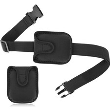 Mic Belt for Fitness Instructor with 2 Mic Pouch Detachable Neoprene Micropho...
