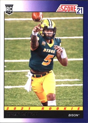 2021 Score Trey Lance 1991 Throwback #TB3 North Dakota State Bison FREE SHIPPING