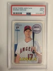 SHOHEI OHTANI PSA 9 2018 TOPPS HERITAGE #600 ROOKIE RC ANGELS